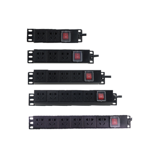 科海PDU机柜插座弱电箱机房竖装电源插排2/3/4/5/6位铝合金接线板