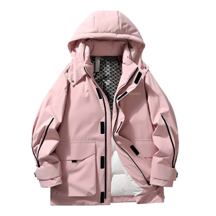 BADBOY官方正品男女羽绒滑雪服新款保暖情侣工装防风防水冲锋衣潮