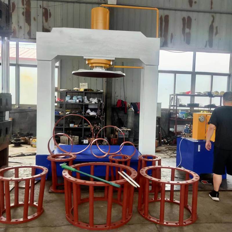 新型压胎机 YM-200T实心胎压胎机 实心轮胎拆装机现货200吨龙门