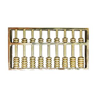 黄铜金算盘摆件 九轴十三轴 十五轴铜算盘挂件风水家居招财装饰品