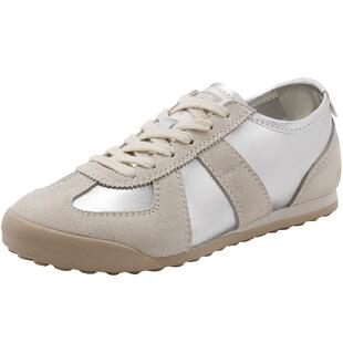 百丽女鞋子复古银色德训鞋女新款运动风休闲鞋B2079CM4