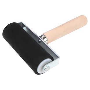 版画油墨滚轮套装材料宣纸光敏印油马莲手工调色板木版画拓印工具