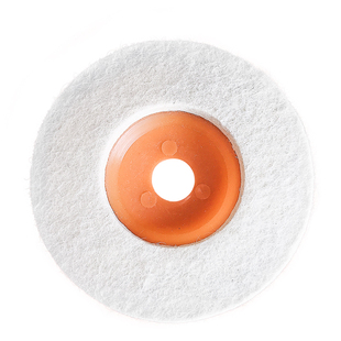 羊毛轮镜面抛光轮超细不锈钢金属打磨片抛光片100*16角磨机毛毡轮