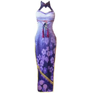 原神雷电将军旗袍cos服雷神巴尔稻妻城八重神子cosplay服装女性感