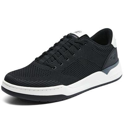 斯凯奇新款男鞋户外运动鞋休闲鞋低帮舒适透气板鞋耐磨百搭透气