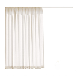 窗帘纱帘超薄轨道一整套卧室飘窗内开窗透光不透人幻影纱2025新款