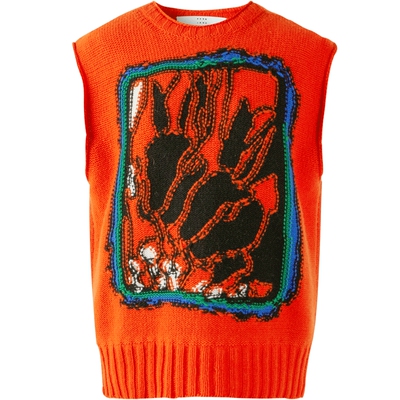 VVNK JANE PLUS【小众设计】2022秋季新款兔子图案羊毛针织背心女