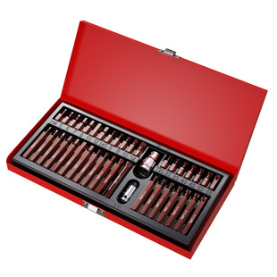 德力西内六角批头扳手套装电动扳手套筒工具专用全套梅花型星批组