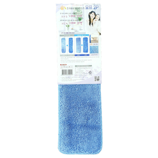 韩国进口平板拖把替换布粘贴式擦地专用懒人抹布木质地板拖布家用