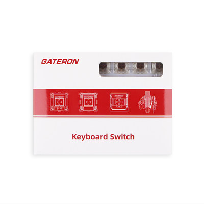 GATERON佳达隆G pro2.0 轴体黄银白轴机械键盘开关聚光上盖自润轴