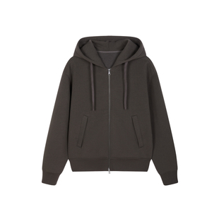 速写男装秋冬新款宽松卫衣连帽拉链开衫运动休闲运动感时尚外套潮