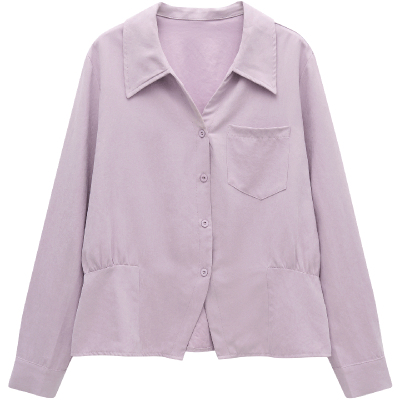 大码女装洋气减龄漂亮设计感衬衫