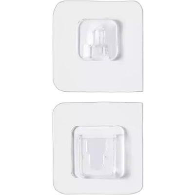 挂钩粘扣字母扣塑料透明固定器