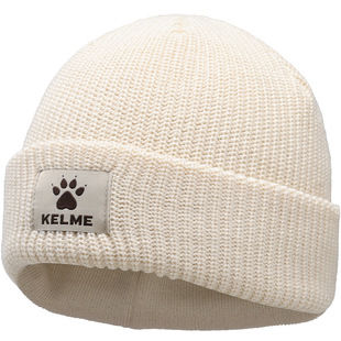 KELME卡尔美保暖毛线帽子男女同款冬季针织帽包头冷帽护耳防寒帽