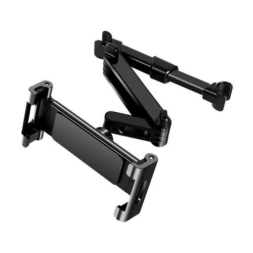 汽车载后座手机伸缩平板支架后排ipad折叠电脑支撑架卡扣式固定