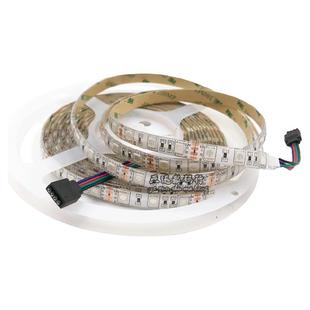 5050LED灯带 金线铜支架超高亮12V白光暖白七彩RGB滴胶防水软灯条