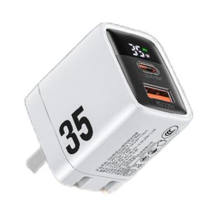 WEKOME氮化镓35w充电器适用苹果16充电头15快充头pd数据线手机ipad笔记本电脑macbook双口usb小巧typec插头