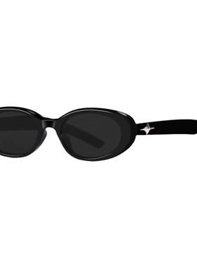 椭圆小脸小框欧美辣妹墨镜