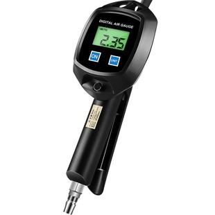 高精度汽车轮胎充气气压表数字加气胎压枪数显电子胎压表带打气表
