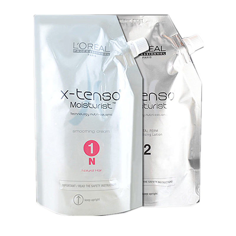 巴黎欧莱雅探索水润烫发膏400ml 热烫直发膏软化剂柔顺剂卷发包邮