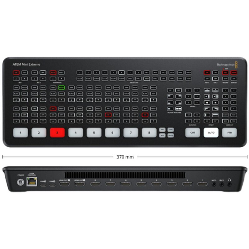 bmd atem mini extreme iso g2导播台8路HDMI切换高清mini pro