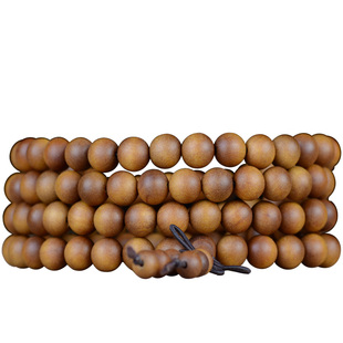 印尼芭比老山檀香木手链老沉水料小孔佛珠108颗念珠男女手串