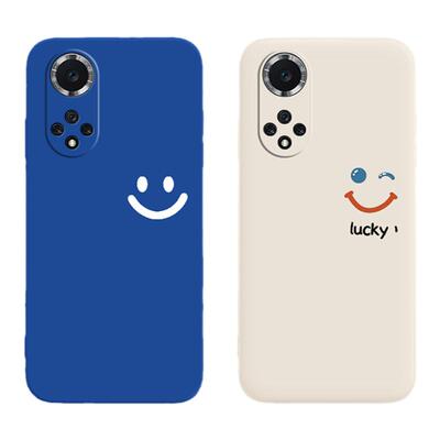 液态硅胶手机壳简约笑脸