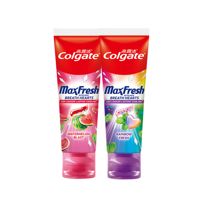 高露洁多巴胺牙膏果味清新口气