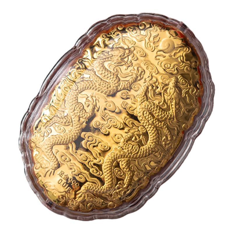 生日禮物女生送朋友平安吉祥掛件掛飾999足金車載掛飾故宮文創(chuàng)