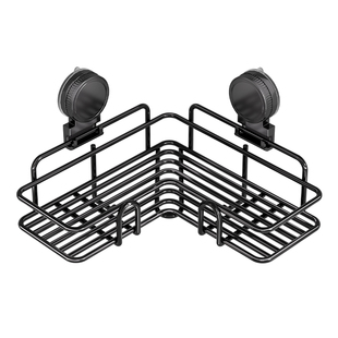 吸盘式卫生间置物架浴室架子免打孔壁挂厕所洗漱台洗澡三角收纳架