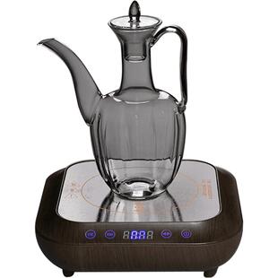 容山堂仿宋玻璃执壶绿茶泡茶器小青柑专用泡茶壶贵妃壶玻璃壶套装