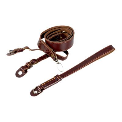 真皮微单反相机肩带/腕带