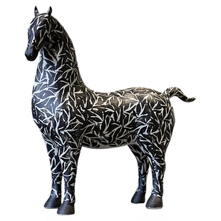 黑马摆件创意艺术品客厅装饰摆设玄关家居办公高级感乔迁开业礼物