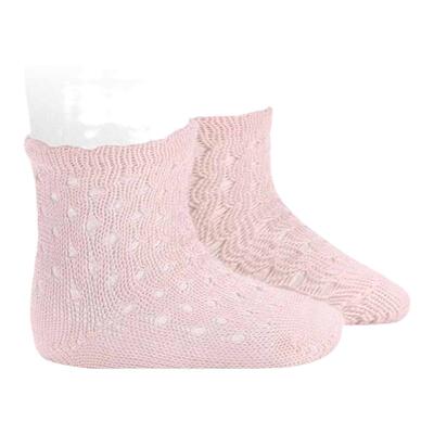 西班牙Condor短袜春夏季开放式超精细佩勒袜波点浅口不掉跟网眼袜