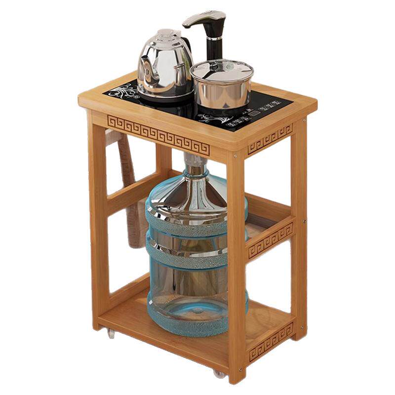 可移动小茶台家用茶桌侧边柜茶几