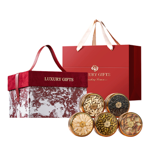 西洋参礼盒送礼长辈红丝绒礼品保健品补品营养品送父母老人走亲戚