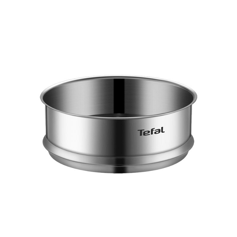 Tefal/特福不锈钢蒸格不粘锅蒸笼家用奶锅辅食不锈钢蒸笼高温通用