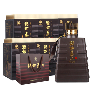 泰山牌浓香型白酒 38.9度 稳如泰山中天门 整箱500ml*6瓶