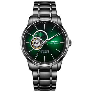 【新年礼物】古尊机械手表男商务腕表防水自动机械表男士手表