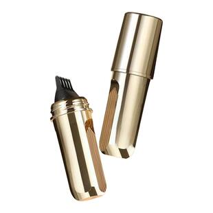 快速美发笔20ml一次性补色带梳齿临时遮盖白发不脱色补发色笔