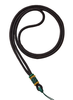 黄金玉坠蜜蜡项链挂绳手工编织绳