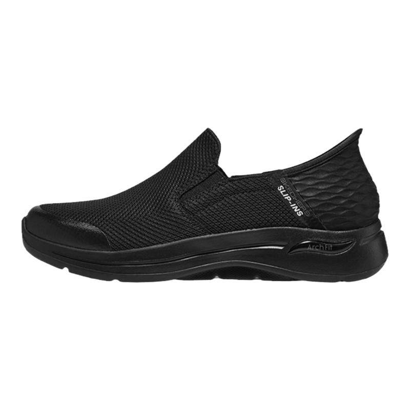 skechers斯凯奇一脚蹬闪穿鞋男鞋2025新款健步鞋男款轻便休闲鞋子