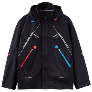 moeyu假面骑士创骑印象秋冬季男女防风防水登山服夹克冲锋衣外套