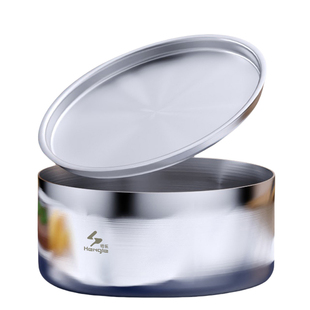 碗家用316不锈钢加厚蒸碗带盖宝宝辅食碗蒸蛋耐高温汤碗大号炖盅