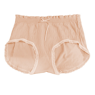 中腰纯棉大码无痕三角内裤头女士