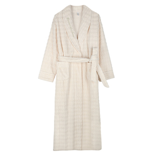 轩靓睡袍女冬季加绒加厚珊瑚绒睡衣冬天保暖法兰绒浴袍女款家居服