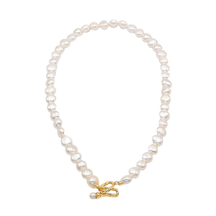 JX I Goddess 自然女神 法式高级优雅天然巴洛克珍珠项链锁骨链