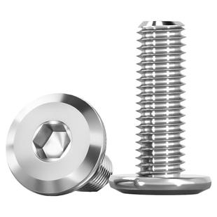 304不锈钢英制倒边平头内六角螺丝美制斜边圆头对锁家具沉头螺栓