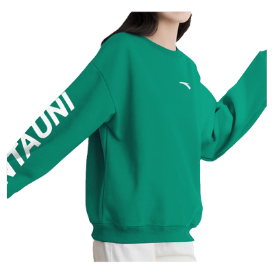 女款卫衣安踏薄绒圆领