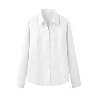 白衬衫女职业新款长袖气质正装设计感小众面试上班女士抗皱衬衣衫